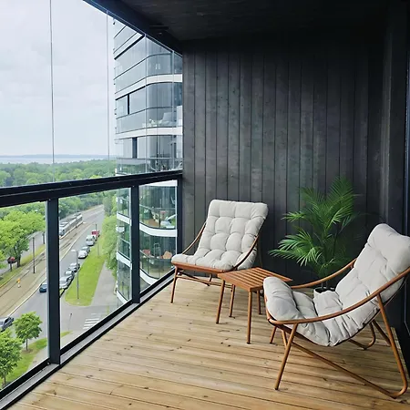 公寓 Luxury Skyline With Unforgettable Views 塔林